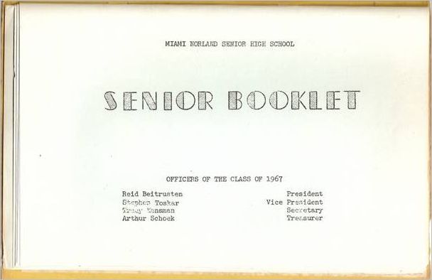 1967 Norland Senior Booklet
